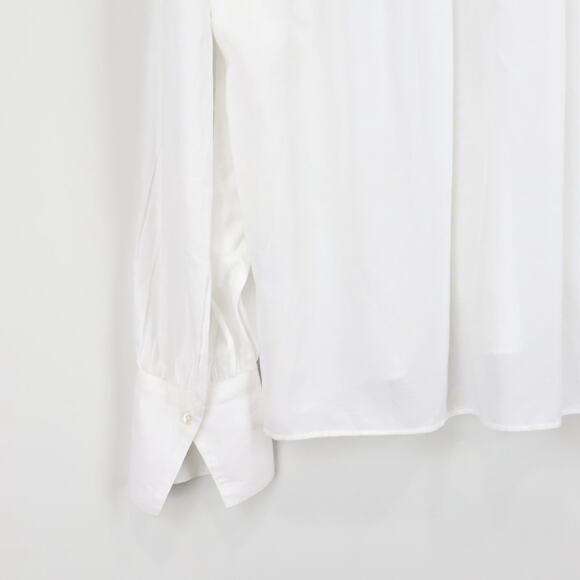 NWT Madewell Easy Long-Sleeve V-Neck Popover Shirt In Eyelet White Size XL - Picture 7 of 11